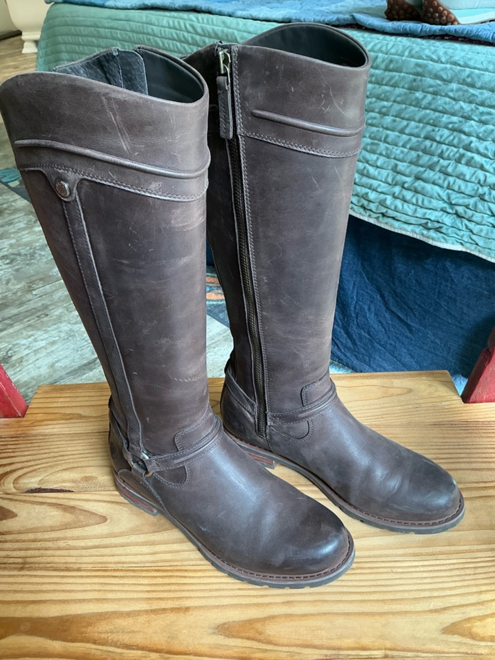 Ariat all weather Brown Leather Riding Boots